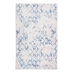 Tapis Peron 400 Polyester - Blanc / Bleu - 80 x 150 cm