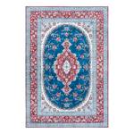 Tapis Tabriz Nila Polyester - Rouge rubis / Bleu - 160 x 230 cm