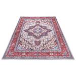 Tapis Heriz Arian Polyester - Rouge rubis / Bleu - 120 x 160 cm