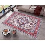 Tapis Heriz Arian Polyester - Rouge rubis / Bleu - 120 x 160 cm