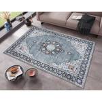 Tapis Medaillon Rana Polyester - Argenté - 80 x 150 cm