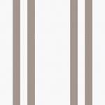 Vliestapete Streifen Braun - 0,52m  x 10,05m  x 0,02m - Braun / Weiß
