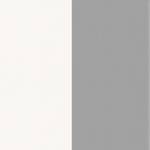 Vliestapete Lynn Streifen Grau; Weiß - 0,52m  x 10,05m  x 0,02m