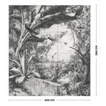 Papier peint intissé Jungle Animals Gris - 2,5 x 2,8 x 0,02 m
