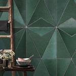 Fotomurale Tiles Verde - 2 m  x 2,8m  x 0,02m