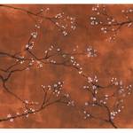 Vlies Fototapete Chinese Blossom Orange - 3m  x 2,8m  x 0,02m - Orange