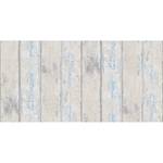 Papier peint intissé Bois Gris - 0,52 x 10,05 x 0,02 m - Blanc / Bleu clair