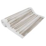 Vliestapete Taupe Streifen Horizontal Braun - 0,52m  x 10,05m  x 0,02m