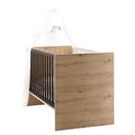 Babyzimmer-Set Cordula II (3-teilig) Braun - Weiß - Holzwerkstoff