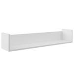 Wandplank Victor Wit - Deels massief hout - 94 x 22 x 18 cm