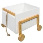 Carrello gioco Victor Bianco - Legno parzialmente massello - 60 x 55 x 48 cm