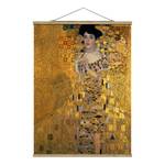 Wandkleed  Adele Bloch-Bauer I textiel & massief hout (houtsoort) - Gold - 100cm x 133,5cm x 0,3cm - 100 x 134 cm
