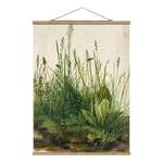 Wandkleed Grasveld textiel & massief hout (houtsoort) - groen - 80cm x 106,5cm x 0,3cm - 80 x 107 cm