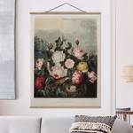 Stoffbild Botanik Vintage Rosen