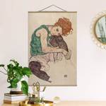 Quadro di tessuto Egon Schiele Tessuto. Legno massello - Multicolore - 80cm x 120cm x 0,3cm - 80 x 120 cm