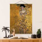 Wandkleed  Adele Bloch-Bauer I textiel & massief hout (houtsoort) - Gold - 35cm x 46,5cm x 0,3cm - 35 x 47 cm