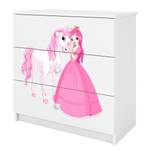 Commode Babydreams Princesse Blanc / Rose