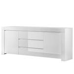 Sideboard Amalfi II Hochglanz Weiß