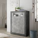 Highboard Urbino Hellgrau / Dunkelgrau