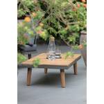 Tavolino Capilla Acacia massello / Acciaio - Marrone / Grigio