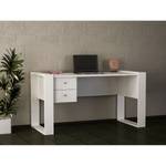 Schreibtisch Bellac Weiß - Weiß