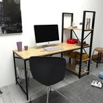 Bureau Living Imitation chêne / Noir