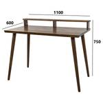 Bureau Jerrit Pin massif - Marron