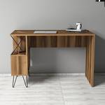 Bureau Laval walnotenhouten look/zwart