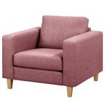 Fauteuil MAISON vlakweefsel - Geweven stof Lark: Mauve