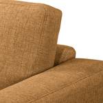3-Sitzer Sofa MAISON Webstoff Lark: Senfgelb - Ohne Schlaffunktion