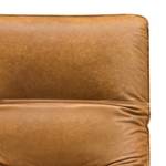 Relaxfauteuil Asunden antieke leerlook - Textielmix Bulan: Kameelkleurig