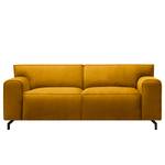 Sofa Bramming (3-Sitzer) Samt Juna: Gold - Breite: 210 cm