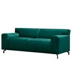 Sofa Bramming (3-Sitzer) Samt Juna: Petrol - Breite: 210 cm