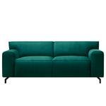 Sofa Bramming (3-Sitzer) Samt Juna: Petrol - Breite: 210 cm