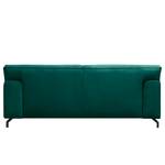 Sofa Bramming (3-Sitzer) Samt Juna: Petrol - Breite: 210 cm