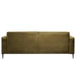 Sofa Chaides (3-Sitzer) Antiklederlook - Mischgewebe Bulan: Moss - Breite: 228 cm