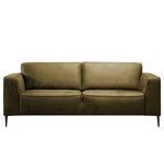 Sofa Chaides (2,5-Sitzer) Antiklederlook - Mischgewebe Bulan: Moss