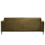 Sofa Chaides (2,5-Sitzer) Antiklederlook - Mischgewebe Bulan: Moss