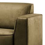 Sofa Chaides (2,5-Sitzer) Antiklederlook - Mischgewebe Bulan: Moss