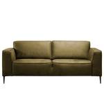 Sofa Chaides (2-Sitzer) Antiklederlook - Mischgewebe Bulan: Moss