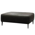 Repose-pieds Chaides Aspect cuir vieilli - Tissu composite Bulan: Anthracite