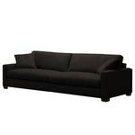 Bigsofa Circle Flachgewebe - Flachgewebe Vega: Braun-Schwarz