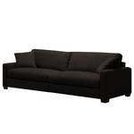 Sofa Circle (3-Sitzer) Flachgewebe Vega: Braun-Schwarz