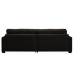 Sofa Circle (3-Sitzer) Flachgewebe Vega: Braun-Schwarz