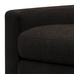 Sofa Circle (3-Sitzer) Flachgewebe Vega: Braun-Schwarz