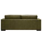 Sofa Locana (3-Sitzer) Echtleder Bulle: Olive