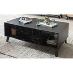 Table basse Fintel Imitation marbre noir / Noir