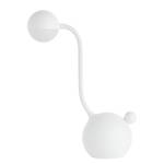 Lampada da tavolo a LED Bowling Silicone - 1 punto luce - Bianco
