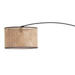 Lampada da terra Wiley Rattan / Ferro - 1 punto luce