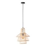 Pendelleuchte Hartland Rattan / Eisen - 1-flammig - Beige